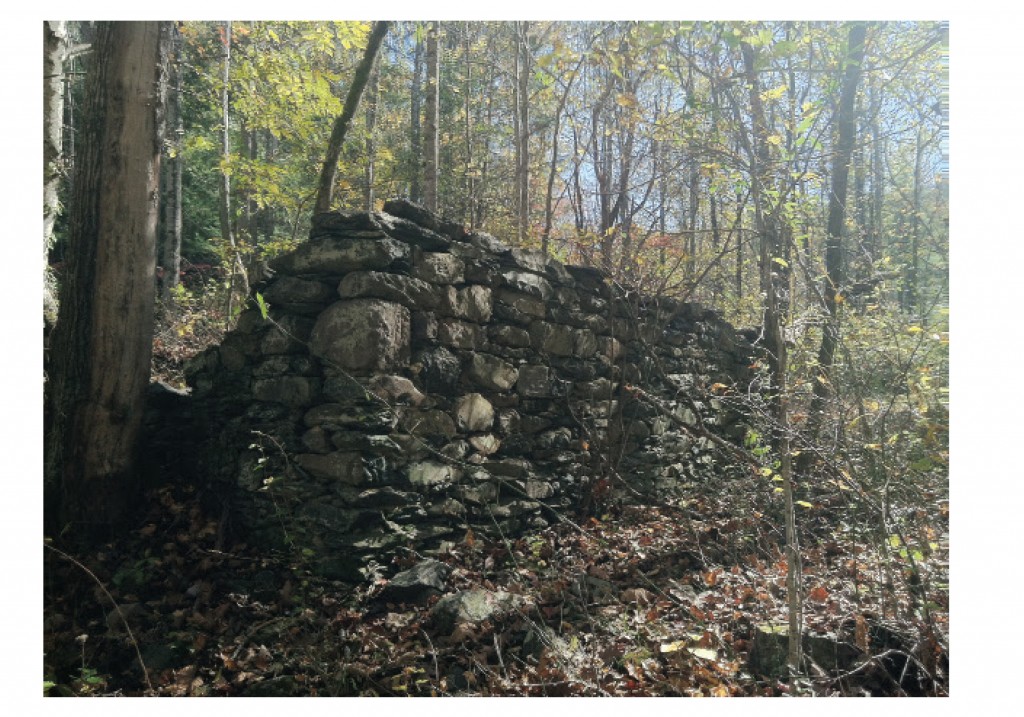 Remnants of the Ballard Distillery, found along the Moormans River Road in the Sugar Hollow area of Albemarle County (Shenandoah National Park). 
