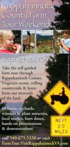 Rappahannock County Farm Tour — this weekend!!